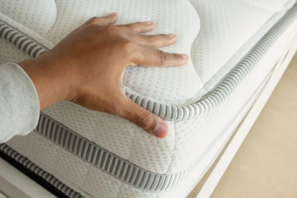 Couches de mousse à mémoire de forme d'un matelas de qualité